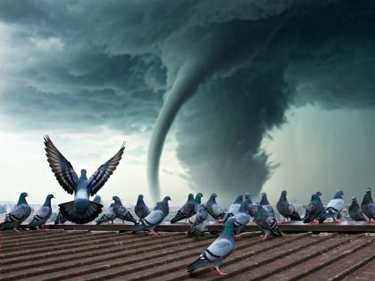 Stokrát opakovaná lež se stává pravdou. Ale tornádo kvůli holubům vážně nevznikne